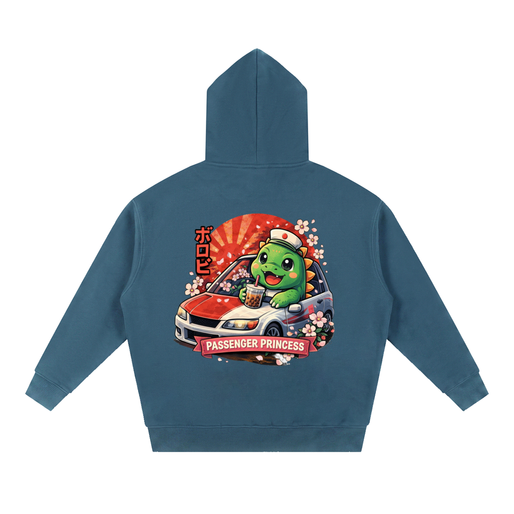 passenger princess Oversized Boxy Fit Fleece Hoodie