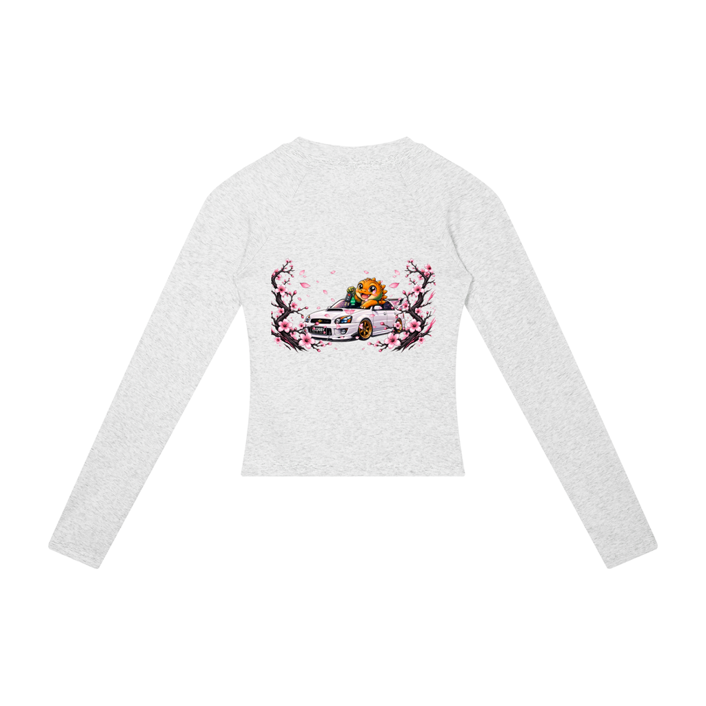 the Japanese collective x blobby Collab Women’s Slim Raglan Long Sleeve T-Shirt