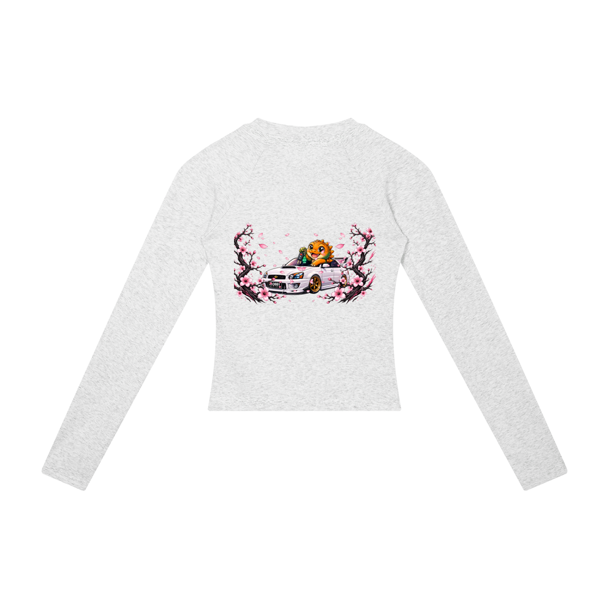 the Japanese collective x blobby Collab Women’s Slim Raglan Long Sleeve T-Shirt